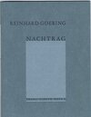 Buchcover Nachtrag