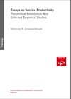 Buchcover Essays on Service Productivity
