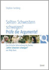 Buchcover Sollten Schwestern schweigen? Prüfe die Argumente!