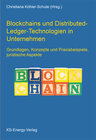 Buchcover Blockchains und Distributed-Ledger-Technologien in Unternehmen