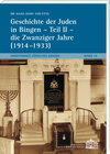Buchcover Geschichte der Juden in Bingen - Teil II - die Zwanziger Jahre ( 1914-1933)