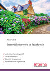 Buchcover Immobilienerwerb in Frankreich