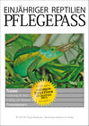 Buchcover NEU EINJÄHRIGER REPTILIEN PFLEGEPASS 2015 Chamäleons I