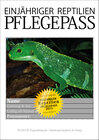 Buchcover NEU EINJÄHRIGER REPTILIEN PFLEGEPASS 2015 Leguane II