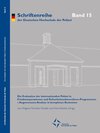 Buchcover Die Evaluation der internationalen Polizei in Friedensoperationen und Sicherheitssektorreform-Programmen
