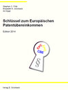 Buchcover Schlüssel zum Europäischen Patentübereinkommen - Edition 2015