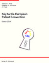 Buchcover Key to the European Patent Convention - Edition 2015