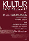 Buchcover 25 Jahre Kultursoziologie