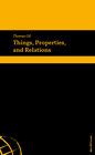 Buchcover Things, Properties, and Relations