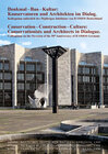 Buchcover Denkmal – Bau – Kultur/Conservation – Construction – Culture