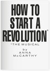 Buchcover How To Start A Revolution – The Musical