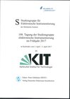 Buchcover 108. Tagung der Studiengruppe elektronische Instrumentierung im Frühjahr 2017