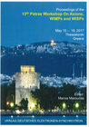 Buchcover Proceedings of the 13th Patras Workshop on Axions, WIMPs and WISPs