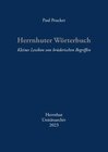 Buchcover Herrnhuter Wörterbuch