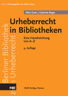 Buchcover Urheberrecht in Bibliotheken