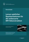 Buchcover Lernen spärlicher Repräsentationen für die verbesserte MPI-Rekonstruktion
