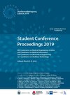 Buchcover Student Conference Proceedings 2019