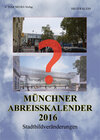 Buchcover Münchner Abreisskalender 2016