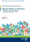 Buchcover Digitale Medien in Betrieben - heute und morgen