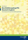 Buchcover Berufsbildungsbegriffe Deutsch - Englisch