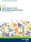 Buchcover Open Access in der Berufsbildungsforschung