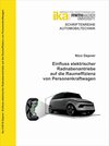 Buchcover Einfluss elektrischer Radnabenantriebe auf die Raumeffizienz von Personenkraftwagen