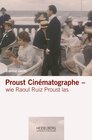 Buchcover Proust Cinématographe