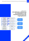 Buchcover Eine Methode zur Bewertung von Anlaufrisiken in der Produktentwicklung für die Flugzeugindustrie
