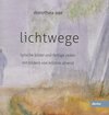 Buchcover lichtwege - lyrische bilder und farbige zeilen