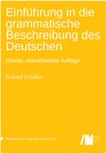 Buchcover Einführung in die grammatische Beschreibung des Deutschen