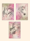 Buchcover Poster-Set "Pferdeliebe"