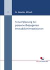 Buchcover Steuerplanung bei personenbezogenen Immobilieninvestitionen