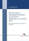 Buchcover Besteuerung von Montagebetriebsstätten des deutschen Anlagenbaus im LIchte des AOA