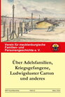Buchcover Über Adelsfamilien, Kriegsgefangene, Ludwigsluster Carton und anderes