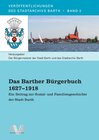 Buchcover Das Barther Bürgerbuch 1627 bis 1918