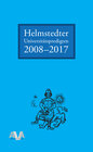 Buchcover Helmstedter Universitätspredigten 2008-2017