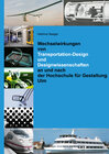Buchcover Transportation-Design und Designwissenschaften