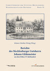Buchcover Berichte des Mecklenburger Gutsherrn Johann Gildemeister aus dem frühen 19. Jahrhundert