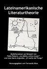Buchcover Lateinamerikanische Literaturtheorie