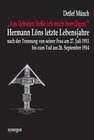 Buchcover „Am liebsten ließe ich mich beerdigen.“ Hermann Löns letzte Lebensjahre