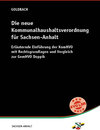 Buchcover Die neue Kommunalhaushaltsverordnung für Sachsen-Anhalt
