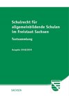 Buchcover Schulrecht für allgemeinbildende Schulen im Freistaat Sachsen