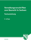 Buchcover Verwaltungsvorschriften zum Baurecht in Sachsen