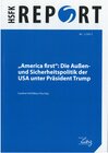 Buchcover "America first": Die Außen- und Sicherheitspolitik der USA unter Präsident Trump