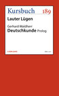 Buchcover Deutschkunde