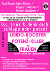 Buchcover LIBIDO-BOOSTER & POTENZ-KILLER bei Frauen - Iss, trink & denk dich schlapp oder potent