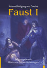 Buchcover Faust 1. Der Tragödie erster Teil. Textausgabe mit Wort- und Sacherklärungen
