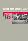 Buchcover Herbst '89 im Blick der Stasi