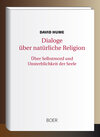 Buchcover Dialoge über natürliche Religion. Über Selbstmord und Unsterblichkeit der Seele