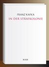 Buchcover In der Strafkolonie